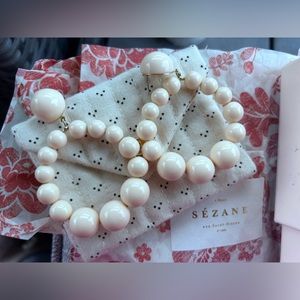 Sezane Charlie pearl earrings
